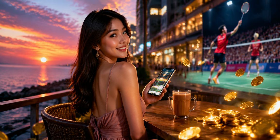 Pengguna di Johor Bahru menggunakan aplikasi mudah alih kasino lk12 di telefon Android