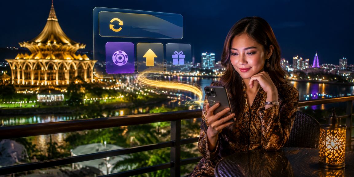 Promosi rebat bonus poker sempena perayaan di Sarawak